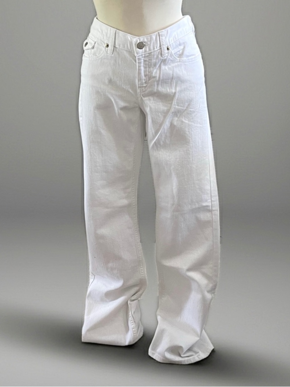 NWT Banana Republic White Denim Jeans  Bootcut Fit Jeans Sz 28 6